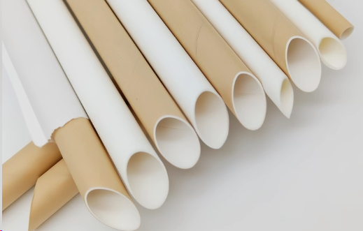 Eco friendly disposable kraft paper straw biodegradable bubble tea paper straw Individually wrapped paper drinking straws